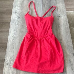 Gilly Hicks Vibrant Red Mini Dress